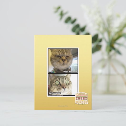 thermometer briefkaart (Staand voorkant)