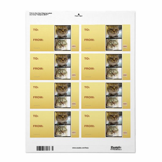 thermometer etiket (Full Sheet)