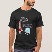 Thermometer Grappige Wetenschap Ik hou van Hot Guy T-shirt (Voorkant)