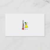 thermometer-Kind Contactkaartje (Achterkant)