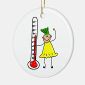 thermometer-Kind Keramisch Ornament (Links)