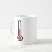 thermometer koffiemok (Voorkant links)
