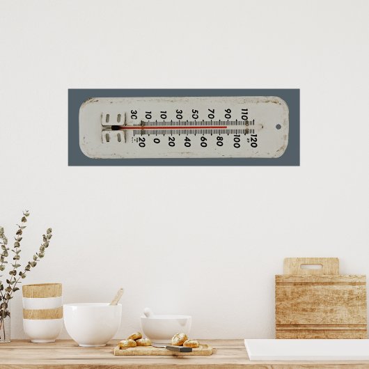  thermometer poster (Keuken)