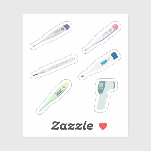 thermometer-Stickers Sticker (Vel)