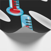 Thermometer Temperature Healthcare Wrapping Paper Cadeaupapier