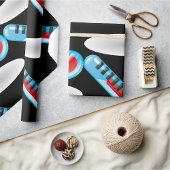 Thermometer Temperature Healthcare Wrapping Paper Cadeaupapier
