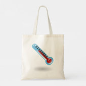 Thermometer Temperature Medical Equipment Canvas t Tote Bag (Achterkant)