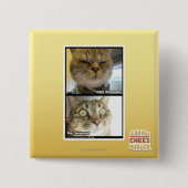 thermometer vierkante button 5,1 cm (Voorkant)