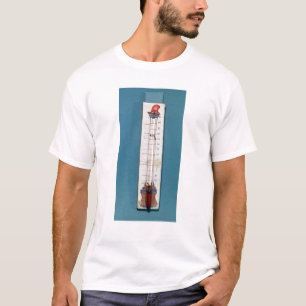 thermometer, voorzien van een frygienkap t-shirt