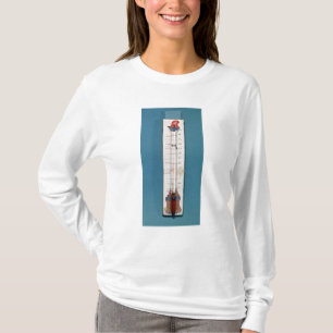 thermometer, voorzien van een frygienkap t-shirt