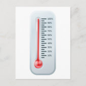 Thermometerafbeelding Briefkaart (Voorkant)