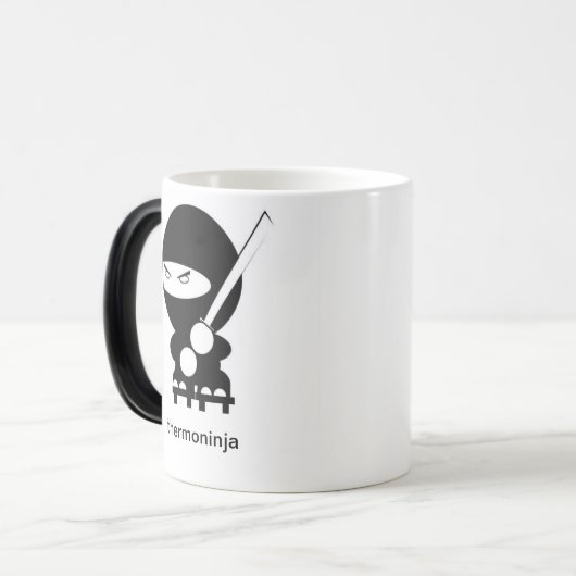 thermoninja magische mok (Voorkant links)