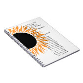 Thermonucleaire zon notitieboek (Rechterzijde)