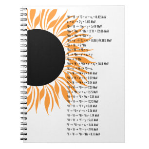 Thermonucleaire zon notitieboek