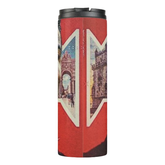 thermoplastische trommel thermosbeker (Achterkant)