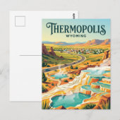 Thermopolis USA Briefkaart (Voorkant / Achterkant)