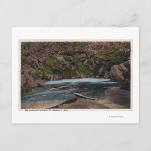 Thermopolis, WY - Big Horn Hot Springs Uitzicht Briefkaart