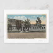 Thermopolis, WY - Uitzicht van Big Horn Bath House Briefkaart (Voorkant)