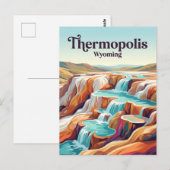 Thermopolis Wyoming Briefkaart (Voorkant / Achterkant)