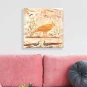 thermopolium met fenix en inscriptie canvas afdruk (Insitu (Woonkamer))