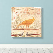 thermopolium met fenix en inscriptie canvas afdruk (Insitu (Houten vloer))