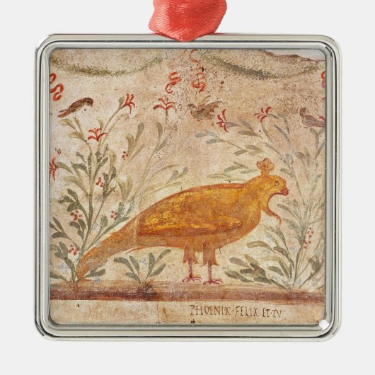 thermopolium met fenix en inscriptie metalen ornament (Voorkant)