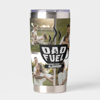 Thermos mok foto cadeau voor vader gepersonaliseer geïsoleerde drinkbeker