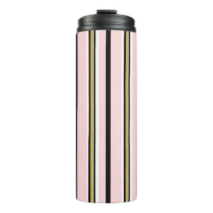 Thermosbeker Baby Roze & Wit Goud ZwartStreep