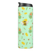 Thermosflasche mit Bienen und Glückskäfer Thermosbeker (Geroteerd rechts)