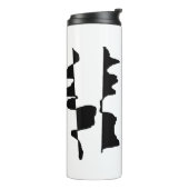 Thermosfles met abstracte kunst Dual Face (Gedraaid links)