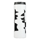 Thermosfles met abstracte kunst Dual Face (Achterkant)