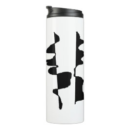 Thermosfles met abstracte kunst Dual Face