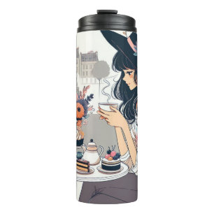 Thermosfles pauze koffie Parijs
