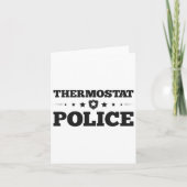 Thermostaat Police Fun Pap geeft vaderdag Kaart (Voorkant)