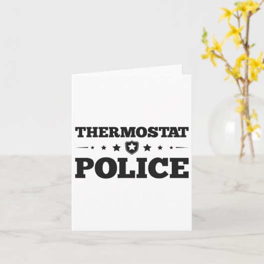 Thermostaat Police Fun Pap geeft vaderdag Kaart (Gele Bloem)