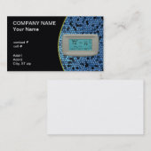 thermostaat voor koele instelling visitekaartje (Voorkant / Achterkant)