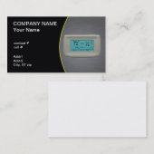 thermostaat voor koele instelling visitekaartje (Voorkant / Achterkant)