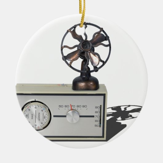 ThermostaatHeaterFan052215 Keramisch Ornament (Voorkant)