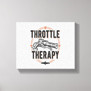 Thermotherapie Motorfiets Grip Canvas Afdruk