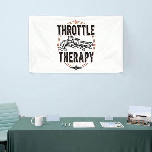 Thermotherapie Motorfiets Grip Spandoek (Beurs)