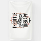 Thermotherapie Motorfiets Grip Spandoek (Verticaal)
