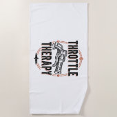 Thermotherapie Motorfiets Grip Strandlaken (Voorkant)