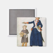 Theroigne de Mericourt Magneet (Voorkant / Achterkant)