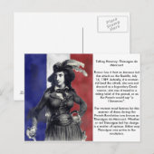 Théroigne de Méricourt Revolutionair Briefkaart (Voorkant / Achterkant)