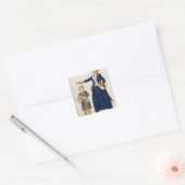 Theroigne de Mericourt Vierkante Sticker (Envelop)