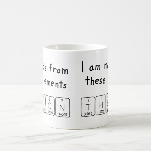 Theron periodieke tabel naam mok (Center)