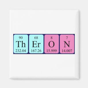 Theron Periodieke Table Naam Magnet