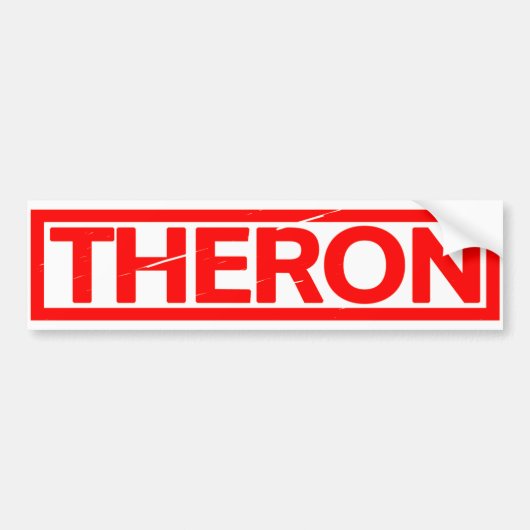 Theron Stamp Bumpersticker (Voorkant)