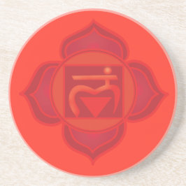 TheRoot Chakra Drink Onderschepper Zandsteen Onderzetter