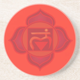 TheRoot Chakra Drink Onderschepper Zandsteen Onderzetter